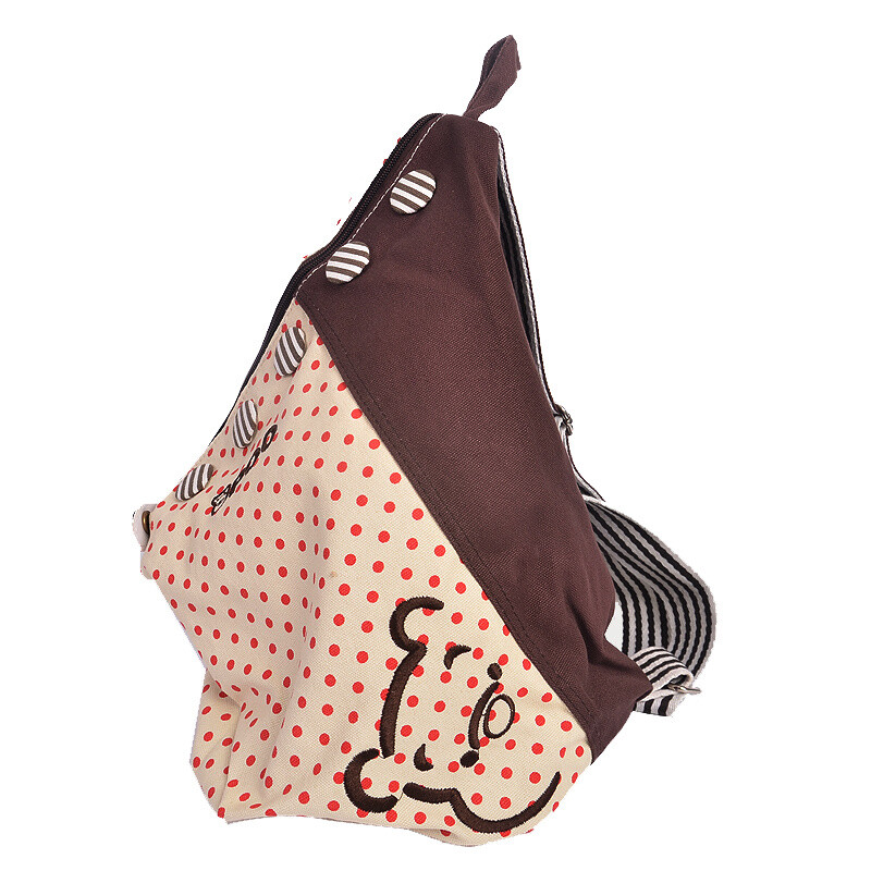 潮流与童趣的碰撞 卡通小熊帆布双肩包的时尚宣言